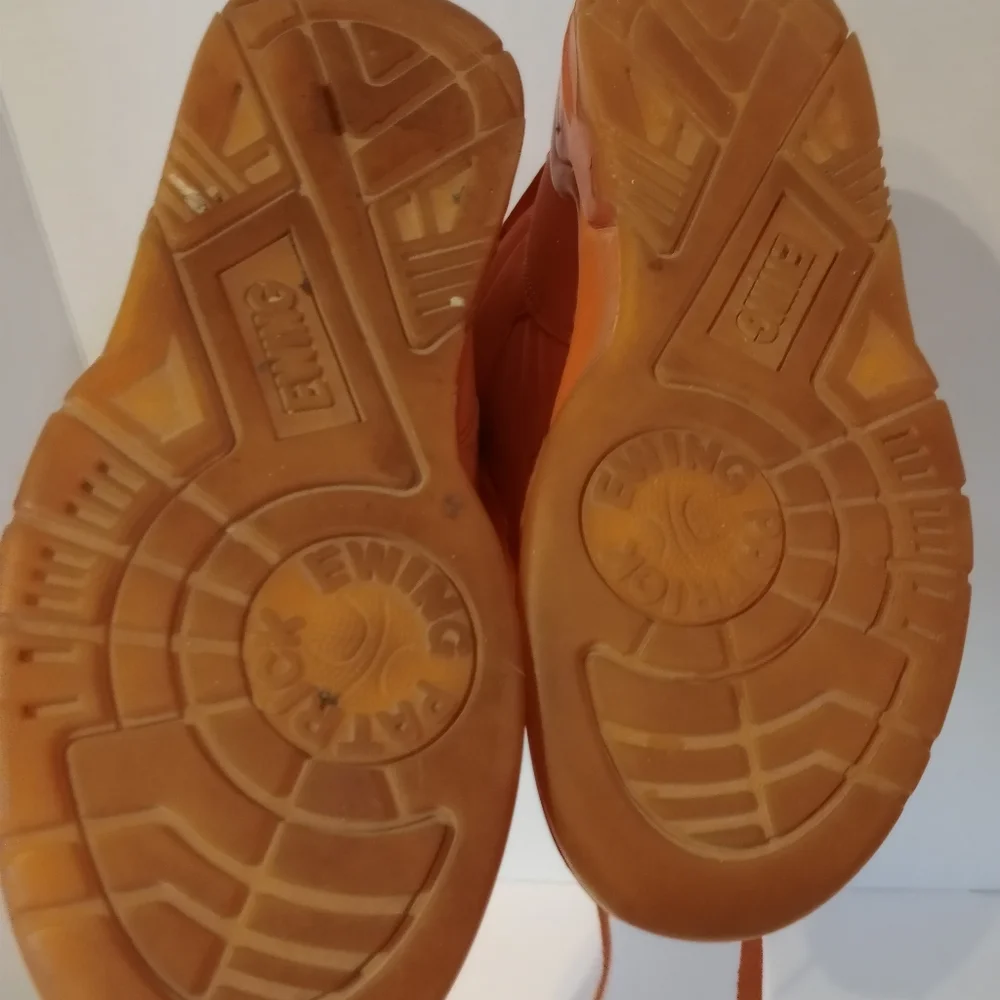 EWING 33‎ Orange High-Top Sneakers KIDS Sz.5
